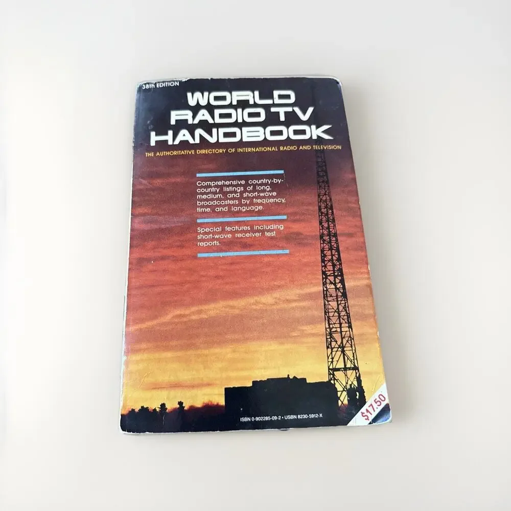 Vintage 1984 World Radio TV Handbook 38th Edition WRTH Shortwave DXing Manual